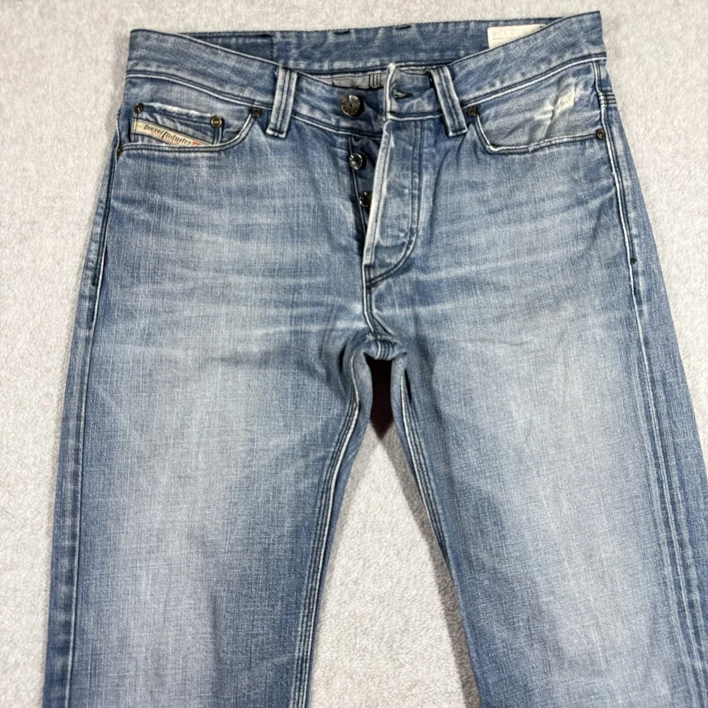 Diesel Keever Jeans Men 30x34 Blue‎ Tapered Leg Medium Wash Made in Italy 0073H